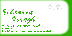 viktoria viragh business card